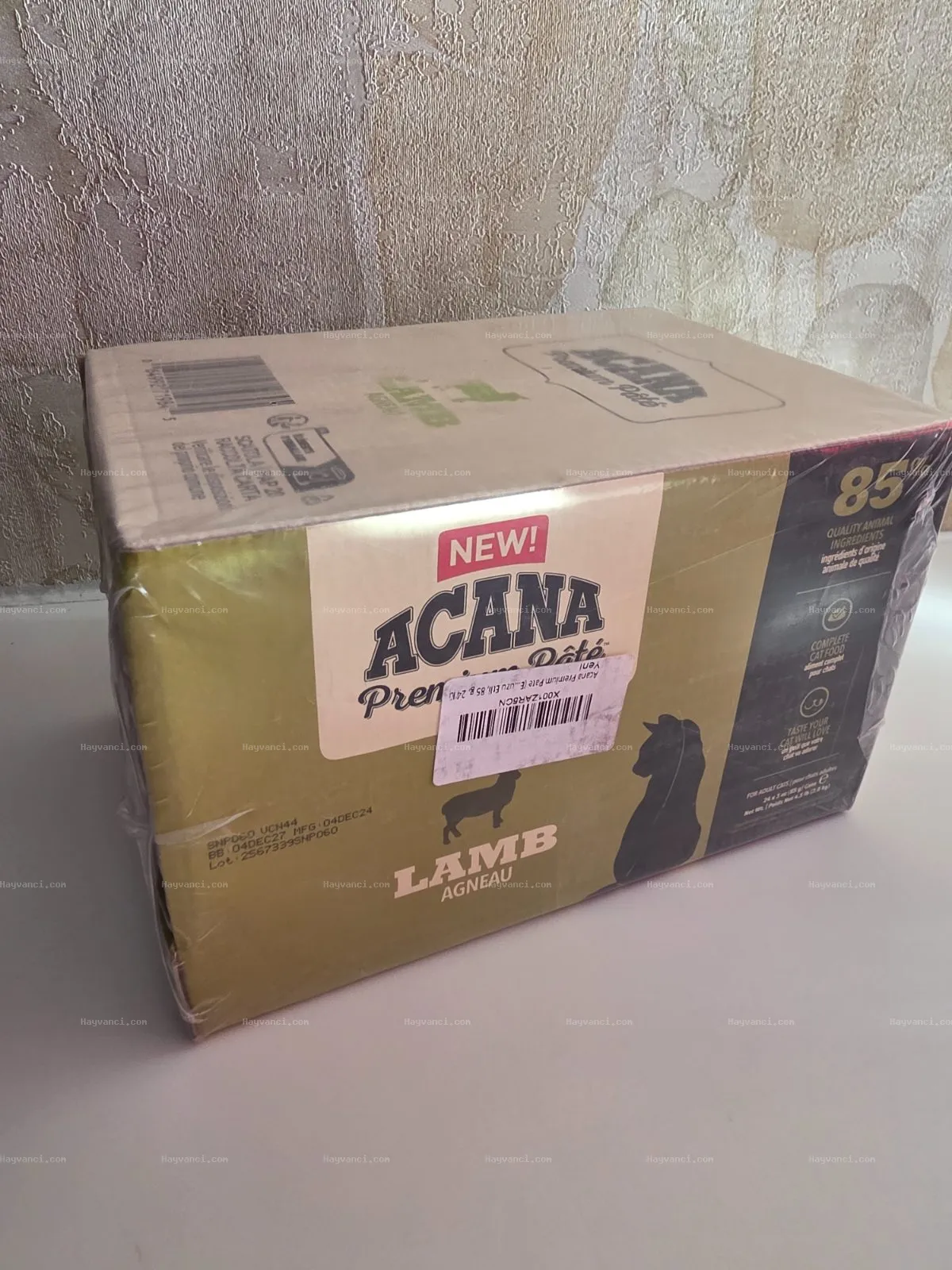 Acana yaş mama 24lü açılmamış koli