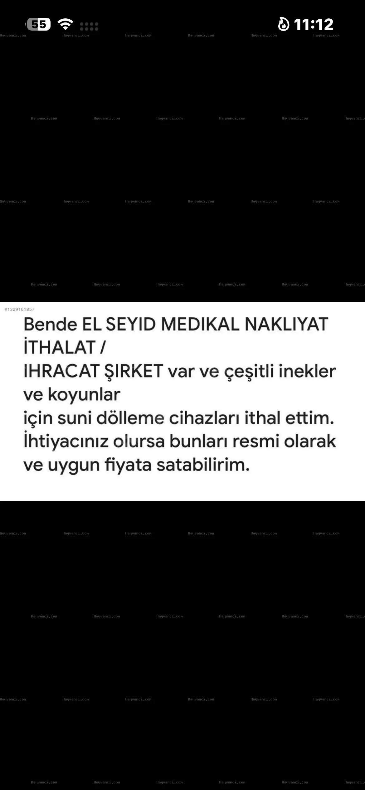 Sıfır Görüntülü Suni Tohumlama Cihazı / Veteriner Ekipman