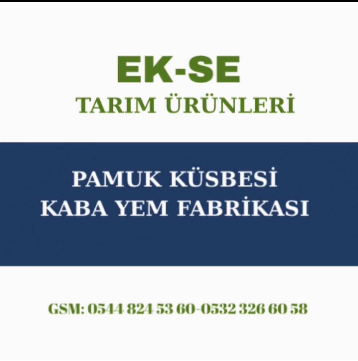 SEZER SEZER TARIM ÜRÜNLERİKABA YEM